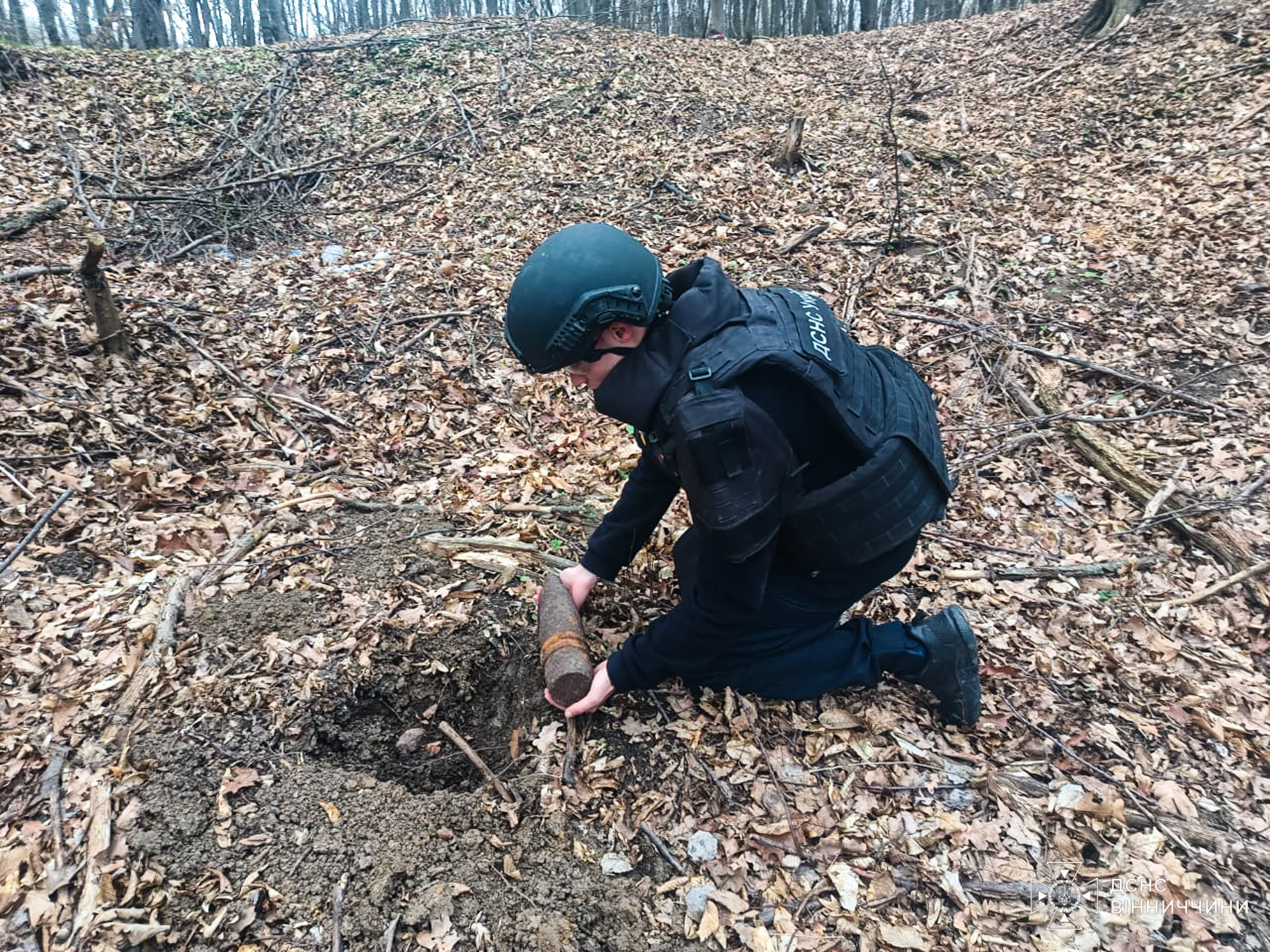 У Жмеринському районі знищили 11 снарядів часів Другої світової війни