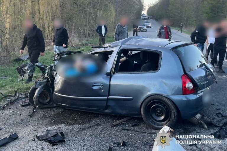 Моторошна ДТП у Жмеринському районі: троє загиблих і восьмеро травмованих, серед них діти