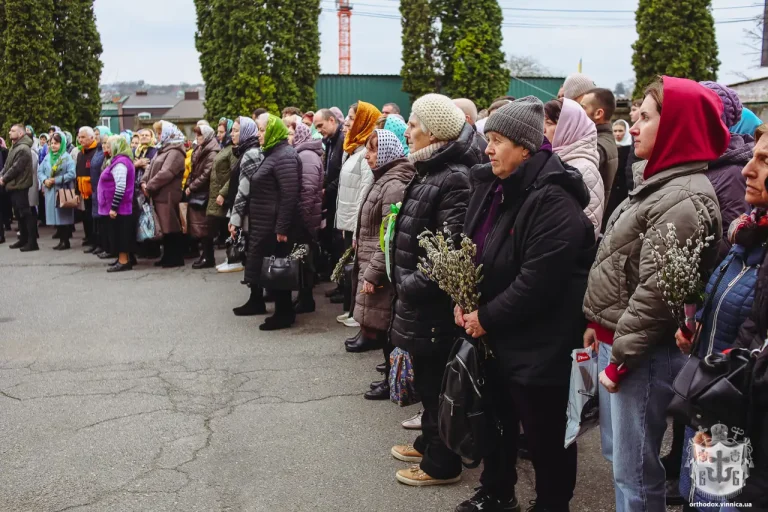У Вінницькому соборі відзначили Вербну неділю (ФОТО)