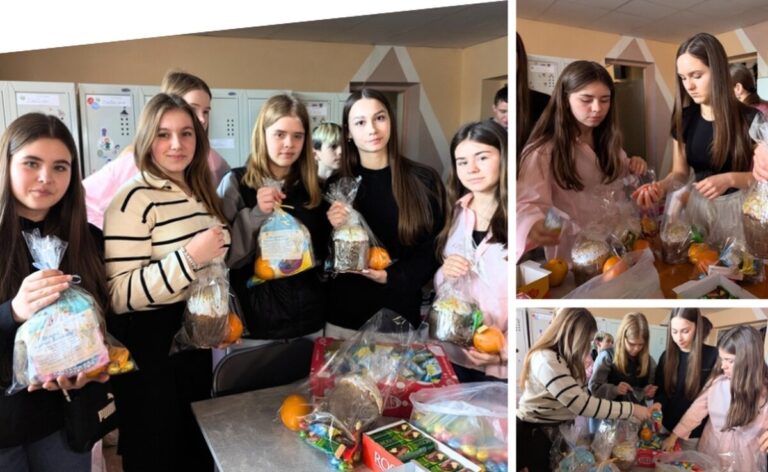 Вінницькі школярі передали 600 пакунків зі смаколиками пораненим захисникам