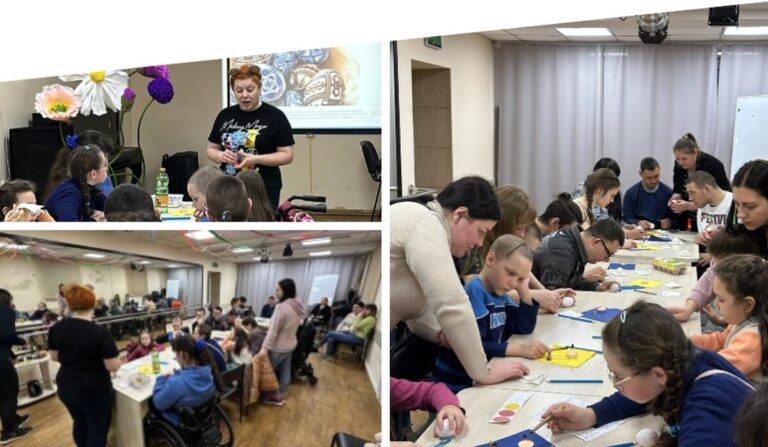 У Вінниці клієнти центру реабілітації «Гармонія» долучилися до майстер-класу з писанкарства