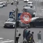 У центрі Вінниці трапилася автотроща: зіткнулися Mazda і Hyundai