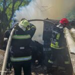 Пожежа в літній кухні: у Немирові постраждала 54-річна жінка
