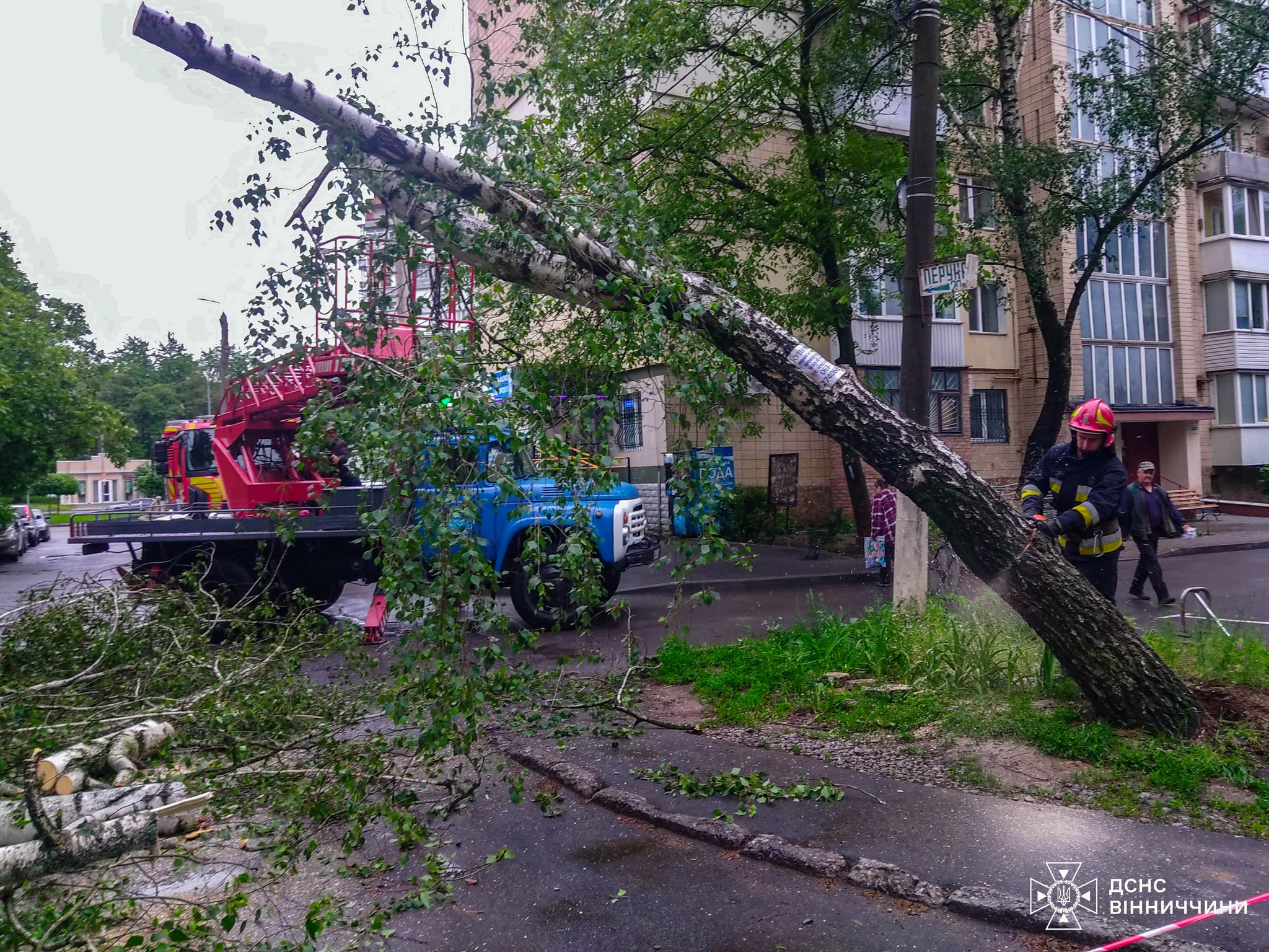 Негода наробила лиха у Вінницькій області ДСНС ліквідовує наслідки стихії