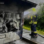 На Вінниччині загорівся приватний автобус