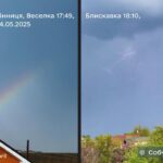 Гроза, блискавка, сонячне гало та веселка: Вінниця вражає атмосферними явищами (ФОТО)