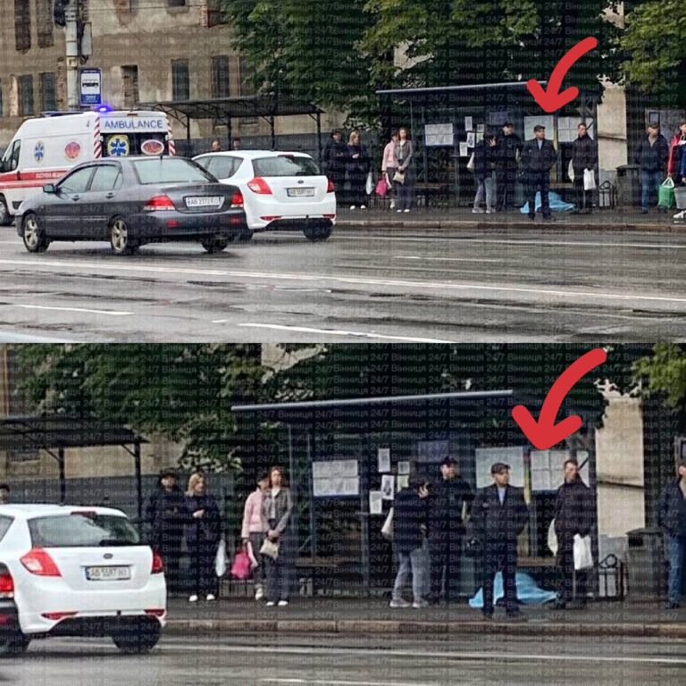 На зупинці «Урожай» у Вінниці виявили тіло чоловіка