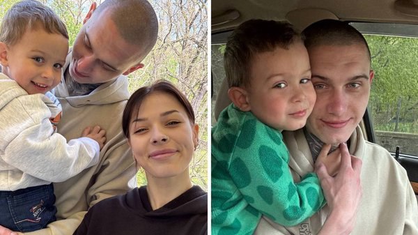 Після трьох років катувань у полоні військовий з Вінниччини вперше обійняв сина
