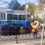 У центрі Вінниці Тесла влетіла у трамвай