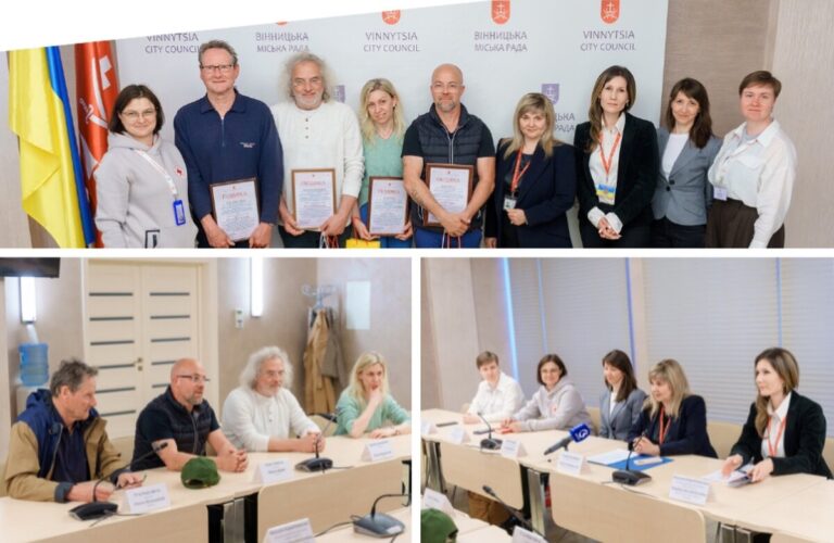 Вінницю з робочим візитом відвідали волонтери з міста-побратима Нансі