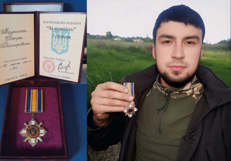 Захисника Милимка Петра з Вінниччини нагородили орденом «За мужність»