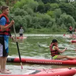 У Вінниці організовують дозвілля на sup-дошках для ветеранів й ветеранок