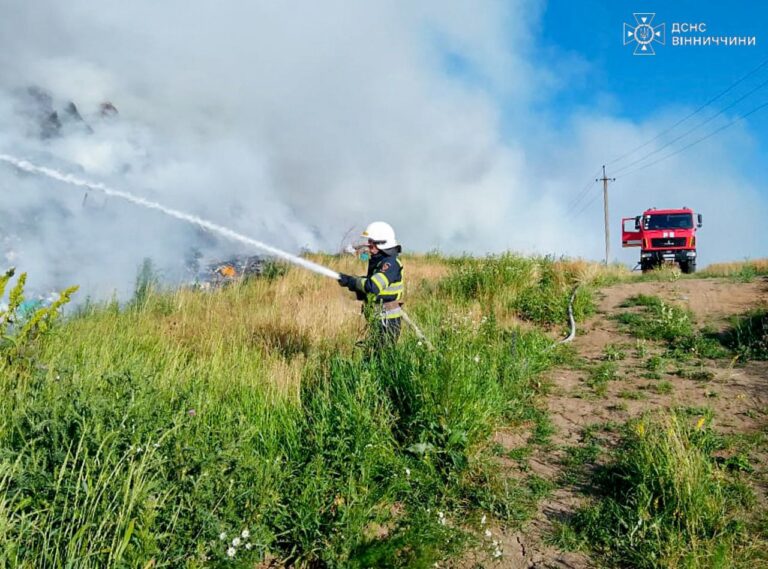 Трава горіла у трьох районах області: через людську недбалість на Вінниччині спалахнуло 7 пожеж