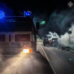 На Вінниччині рятувальники загасили палаюче авто