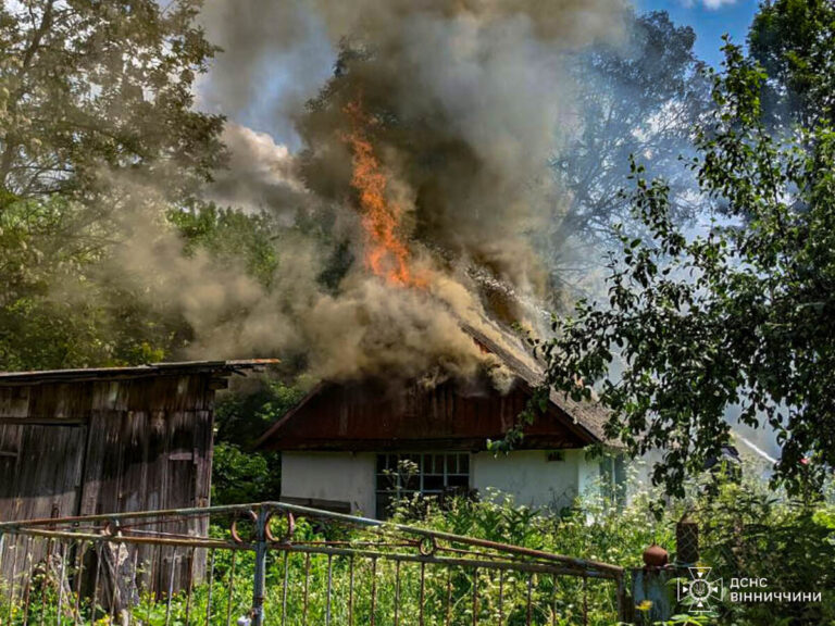 У Хмільницькому районі сталася пожежа: що відомо