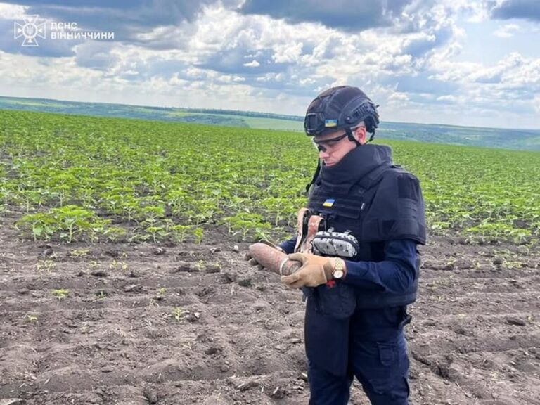 Сапери ДСНС знешкодили вибухонебезпечний предмет на Вінниччині