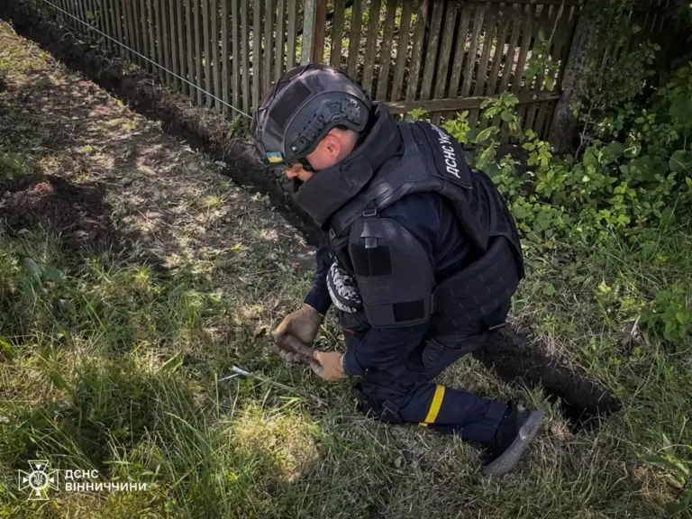 На Вінниччині сапери знищили боєприпаси часів Другої світової війни