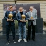 Три «Золоті м’ячі» у Вінниці: легендарні трофеї Шевченка, Блохіна та Бєланова можна побачити просто неба