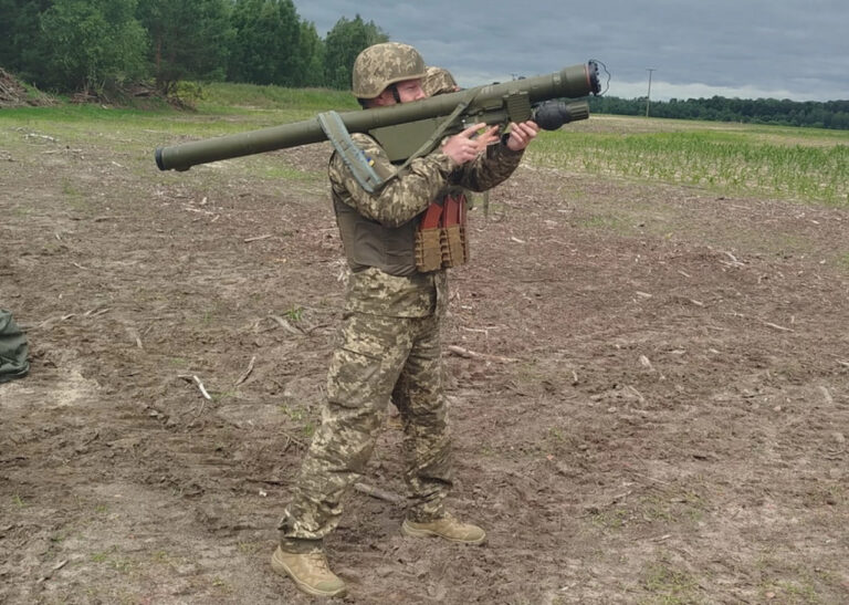 Бійці вінницької 120-ї бригади показали, як збивали ворожу ракету (ВІДЕО)