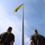 День Української Державності у Вінниці: на Замковій горі підняли найбільший в області стяг