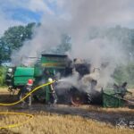 В Іллінецькій громаді під час жнив загорівся комбайн