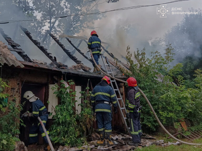 В Хмільницькому районі діти спричинили пожежу