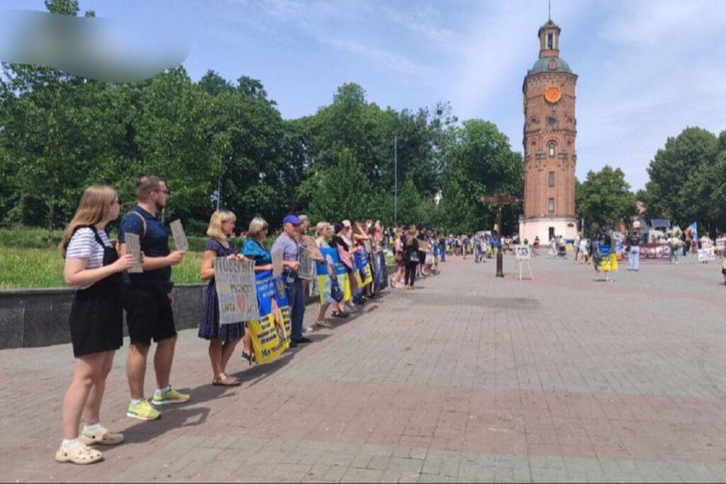 У Вінниці провели акцію на підтримку військовополонених та зниклих безвісти
