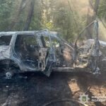 На Жмеринщині автомобіль згорів після з’їзду в кювет, загинули водій і пасажир