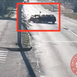 У Вінниці на Келецькій BMW зіткнувся з мотоциклом (відео)