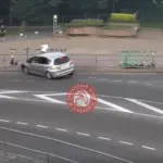 Не впорався з кермом: у Вінниці Honda влетіла в паркан (ВІДЕО)