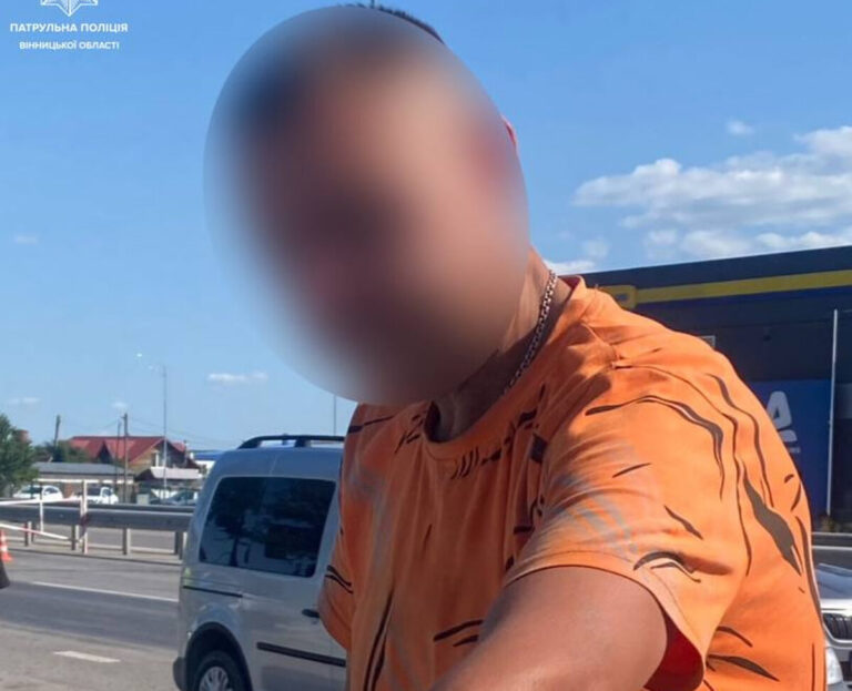 Алкогольний рекордсмен у Вінниці: зупинили водія, рівень алкоголю в організмі у 16 разів перевищував норму