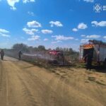 Шість гектарів землі у полум’ї: на Вінниччині горіли трава, очерет і сміття