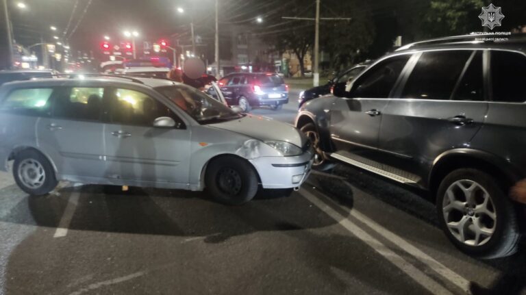 У Вінниці водій під градусом спричинив ДТП