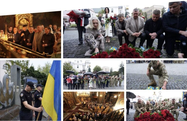 У Вінниці розпочали 34-й День Незалежності з молитви та покладання квітів