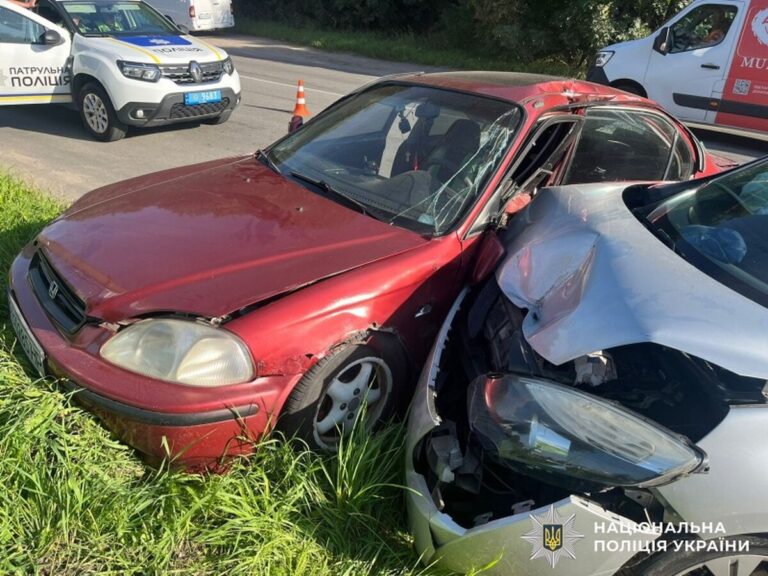ДТП у Вінниці і Хмільнику травмувалися двоє людей, серед них дитина