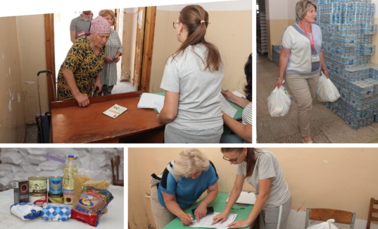 У Вінниці до Дня Незалежності роздають продуктові набори