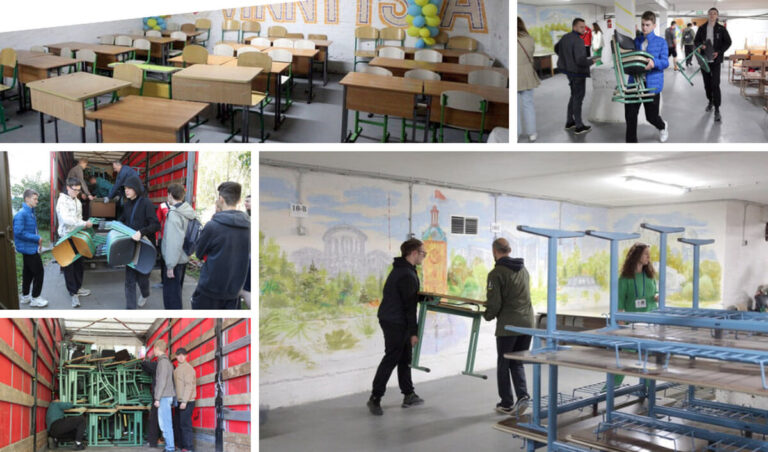 Вінницькі школи отримали нові меблі від партнерів з Мюнстера