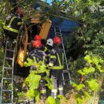 На Вінниччині вантажівка злетіла в кювет і врізалася в дерево