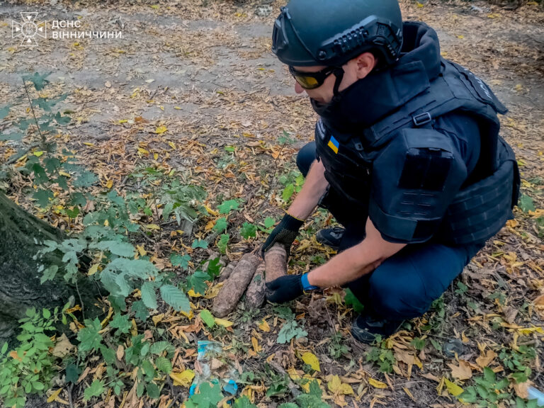 На Вінниччині сапери знищили сім артилерійських снарядів часів Другої світової