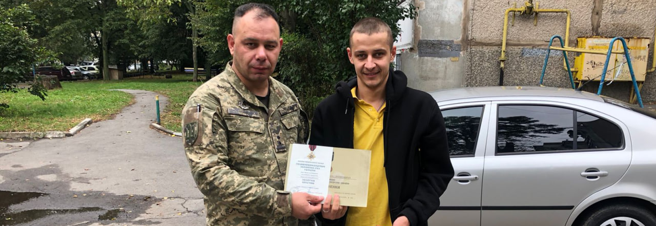 Воїну з Вінниччини вручили нагороду «Золотий Хрест»