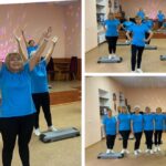 Пані 60+ танцюють: у терцентрі провели відкрите заняття зі степ-аеробіки