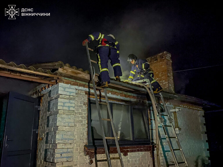Пожежа у Вінниці: горів житловий будинок