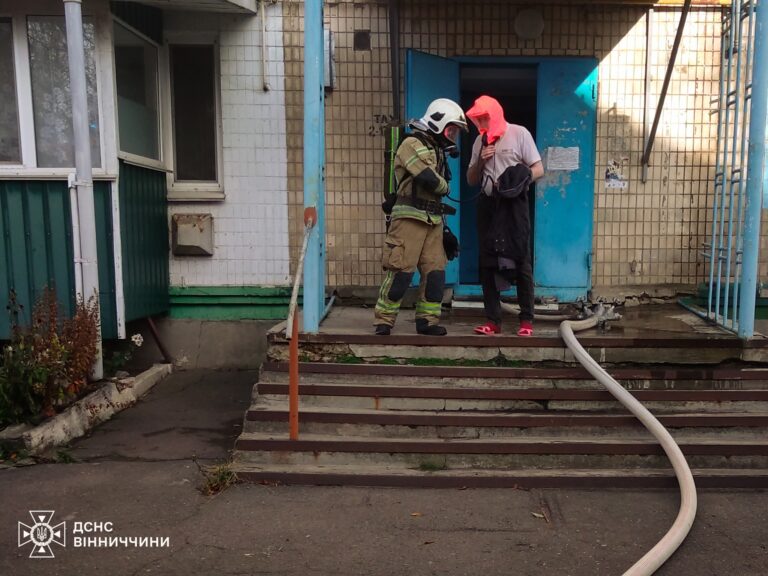 На Вінниччині за добу ліквідували чотири пожежі та врятували двох людей