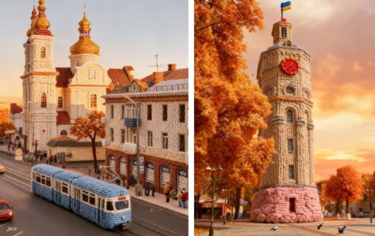 Казкова в’язана Вінниця: знайомі місця у неймовірній інтерпретації (ФОТО)