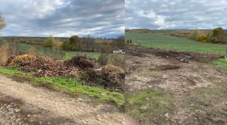На Вінниччині ліквідували стихійне сміттєзвалище