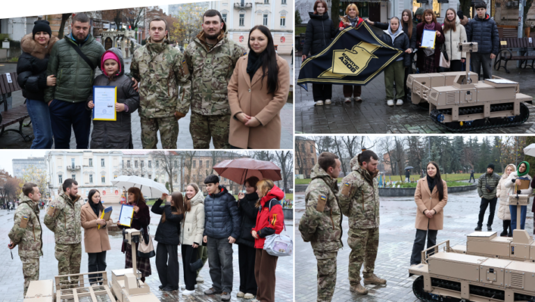 Вінницькі школярі допомогли фронту: кришечки перетворилися на бойову платформу «TerMIT»