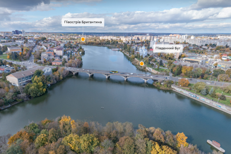 Нові віртуальні тури Вінницею – Півострів Бригантина та Південний Буг