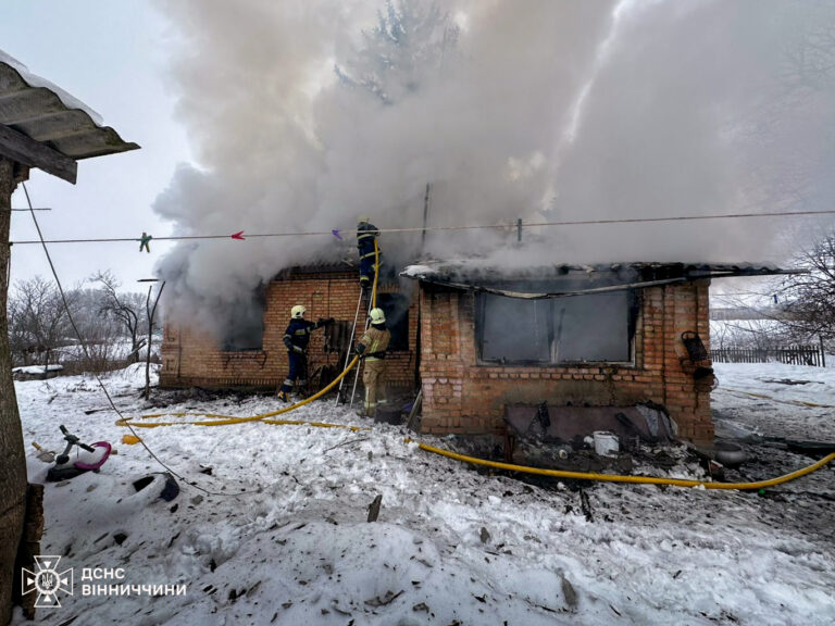 Смертельна пожежа на Вінниччині: несправна піч забрала життя пенсіонера