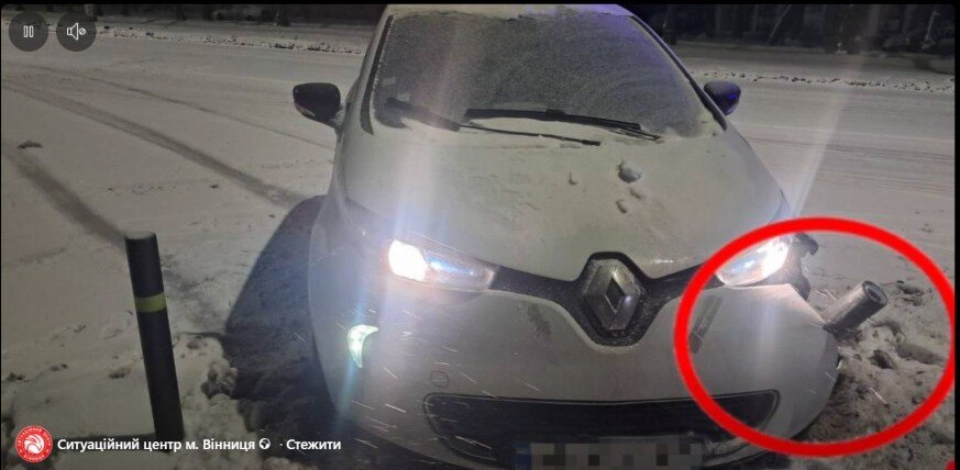 У ніч на 25 січня на вулиці Пирогова сталася ДТП