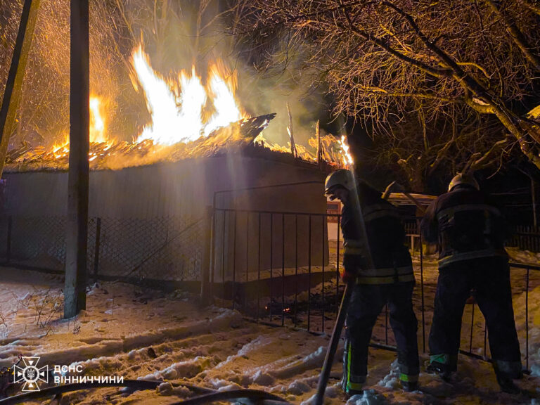 Кафе-мотель горів у Літинській громаді: що відомо